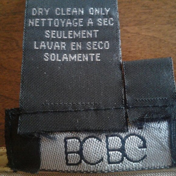 Vintage Y2K BCBG Collection Beige Evening Gown with Beading & Embroidery - Picture 8 of 8